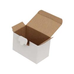 12x7x8 cm Hazır Beyaz Kutu Amerikan Kilit