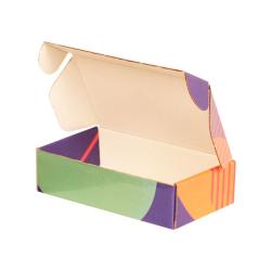 18x10x4,5 cm Desenli Kutu Yeşil Lacivert Yeşil