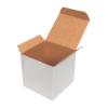 5x5x5 cm Beyaz Karton Kutu Tek Oluklu