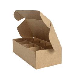 20x9,5x5,4 cm Kraft Bölmeli Kutu