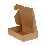 24x17x4 cm Karton Kutu Kraft Kilitli