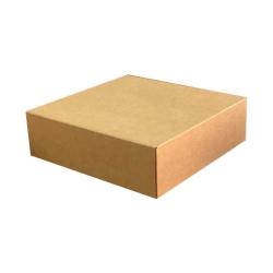 25x16x12 cm Kraft Karton Kutu Kilitli